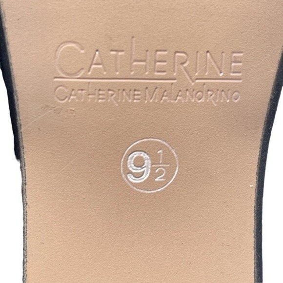 Catherine Malandrino Boots 9.5 Dnonita Black Stretch Knit Sock Bootie Heel - Picture 9 of 9